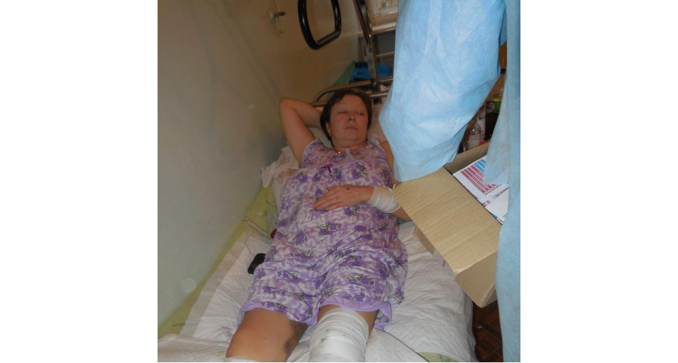 Treatment of wounds and burns of victims in the city of Mariupol