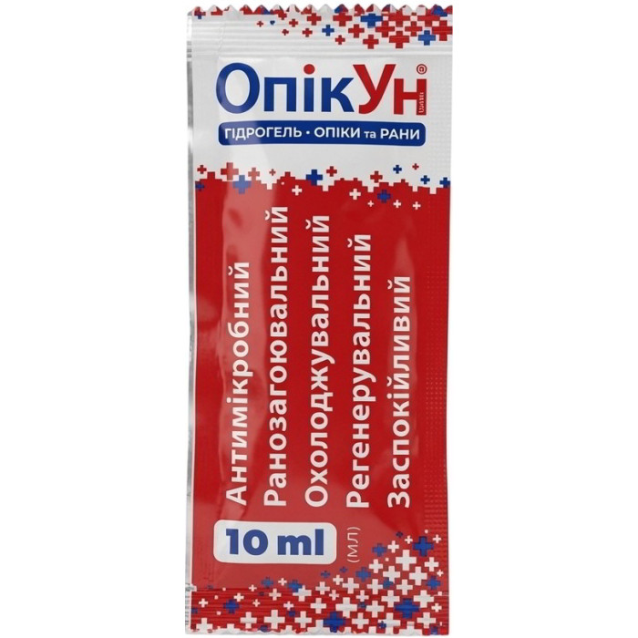Гидрогель антимикробный при ожогах «ОпікУн»® 10 мл